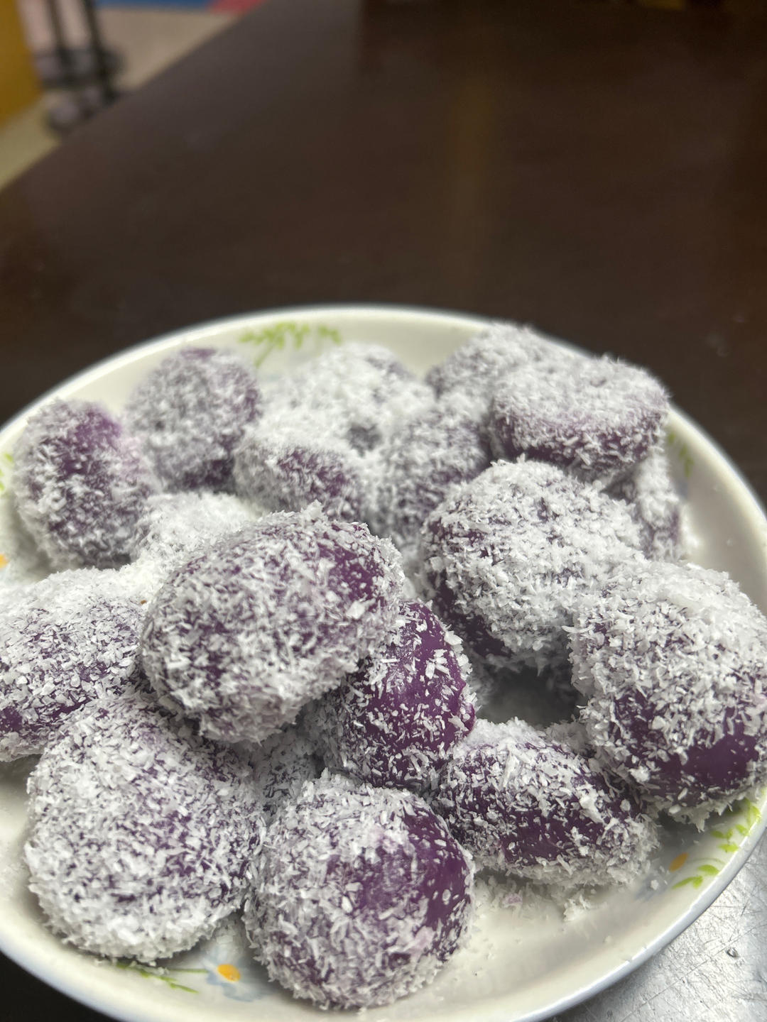 紫薯糯米糍（超简单）