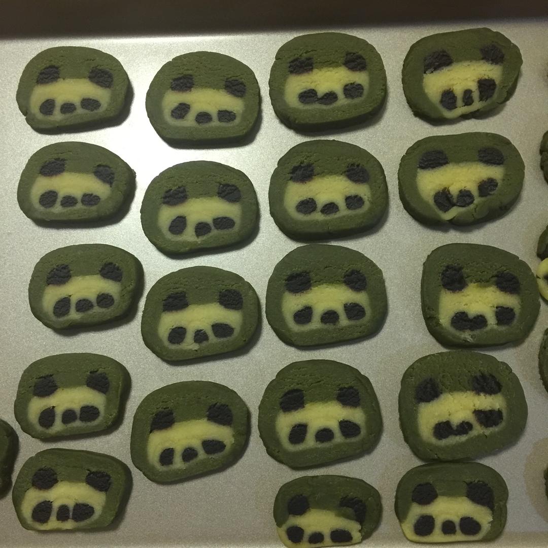 熊猫饼干（稍微修改了下糖小饼的方子）