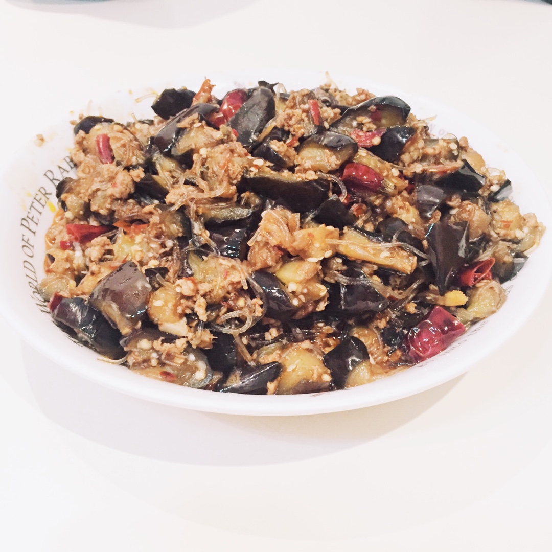 肉末茄子粉丝煲