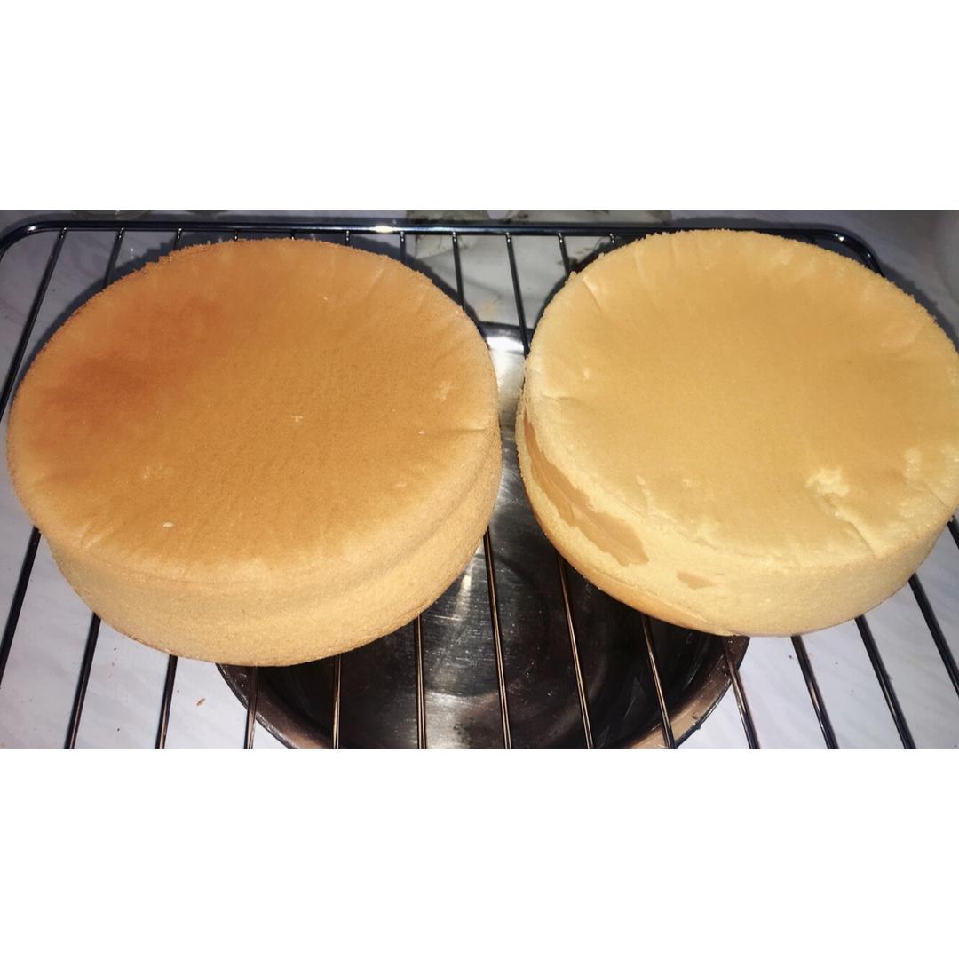 6寸原味戚风蛋糕