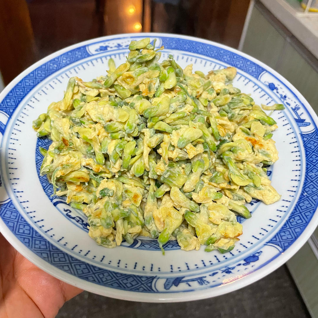 春日限定槐花炒鸡蛋