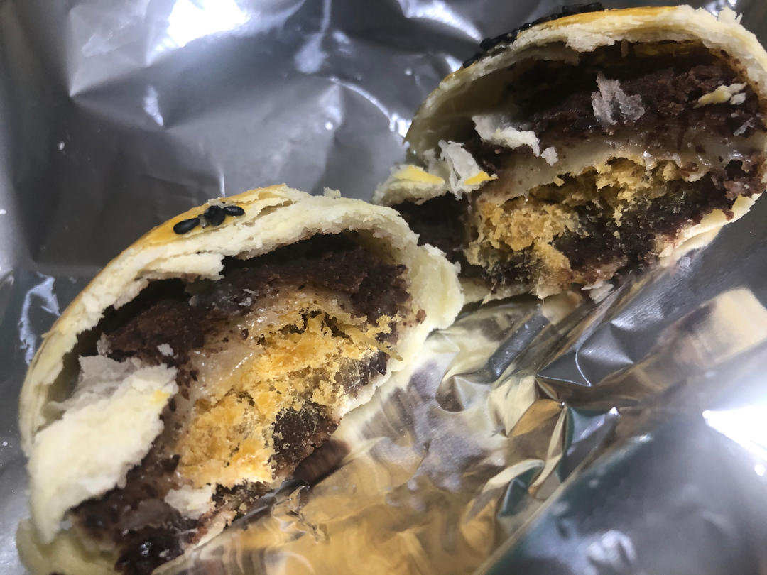 ㊙️网红麻薯肉松蛋黄酥🔥，好吃到爆‼️