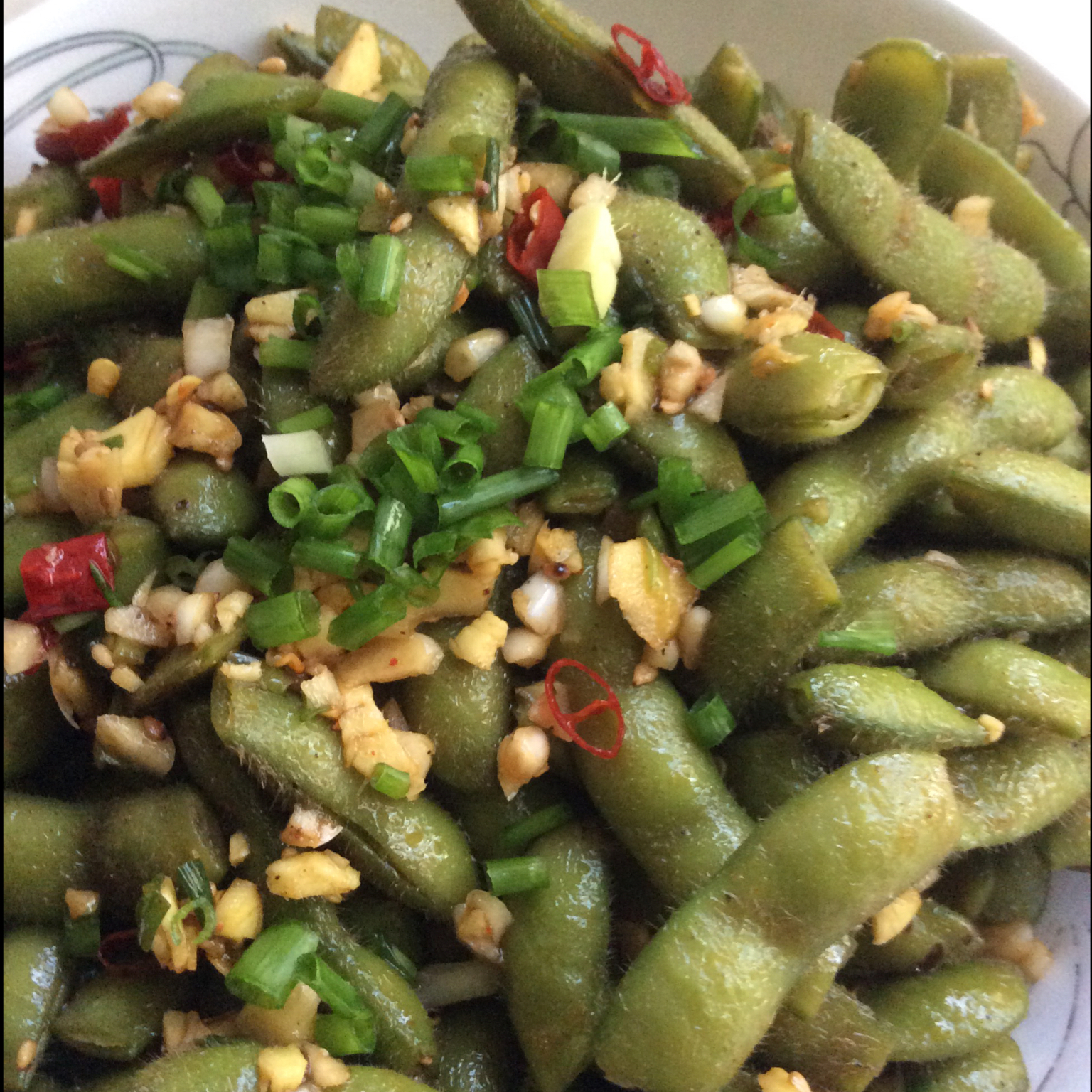 夏日爽口凉拌毛豆