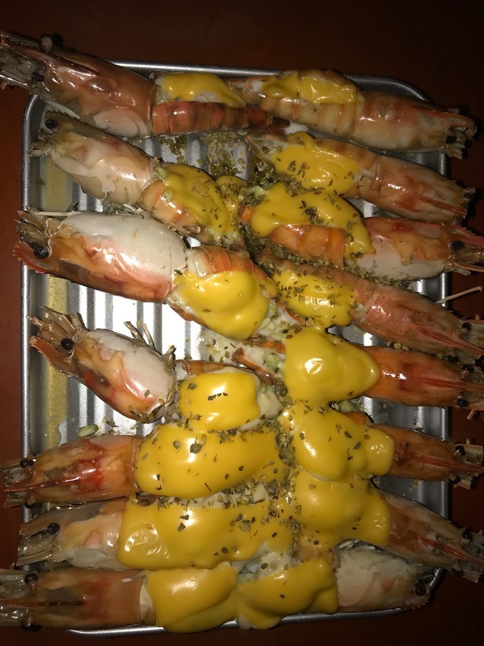 蒜蓉芝士焗虾