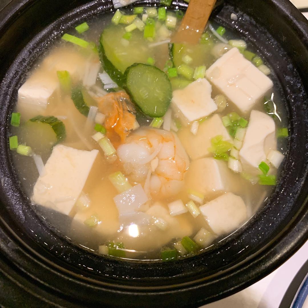 虾仁豆腐汤
