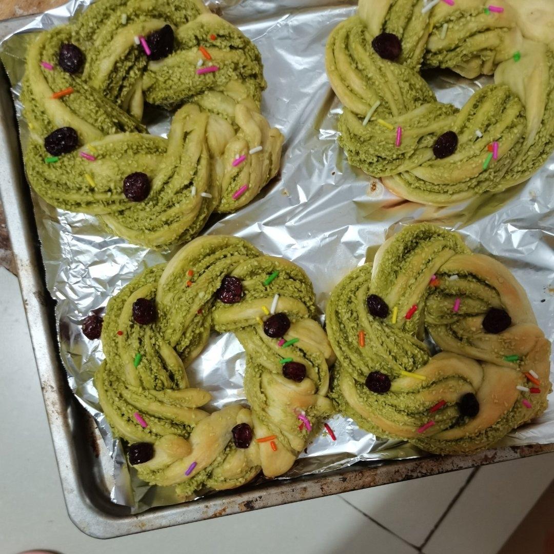 斑斓椰子圣诞花环