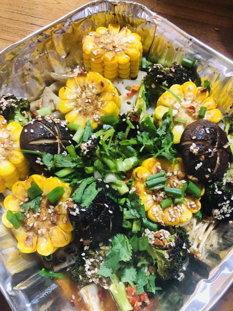 ［记录］烤箱烧烤-烤茄子 烤豆腐 超好吃的万能烧烤酱