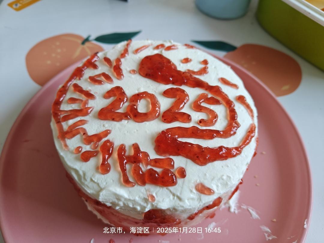 简单家庭自制生日蛋糕—附不同尺寸模具大小