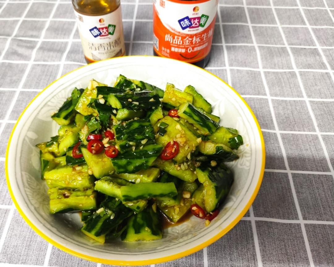 夏天必备的响刀青瓜的做法