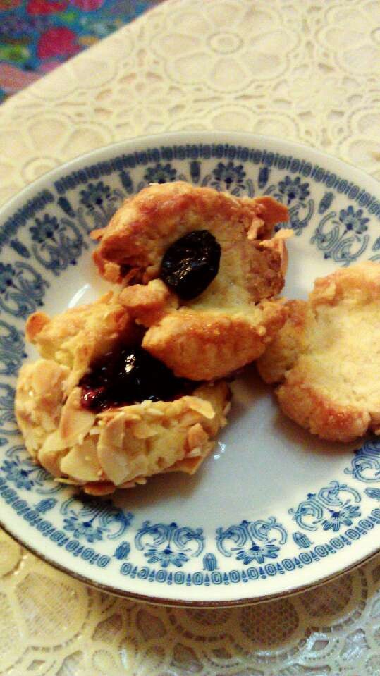 蓝莓杏仁饼干