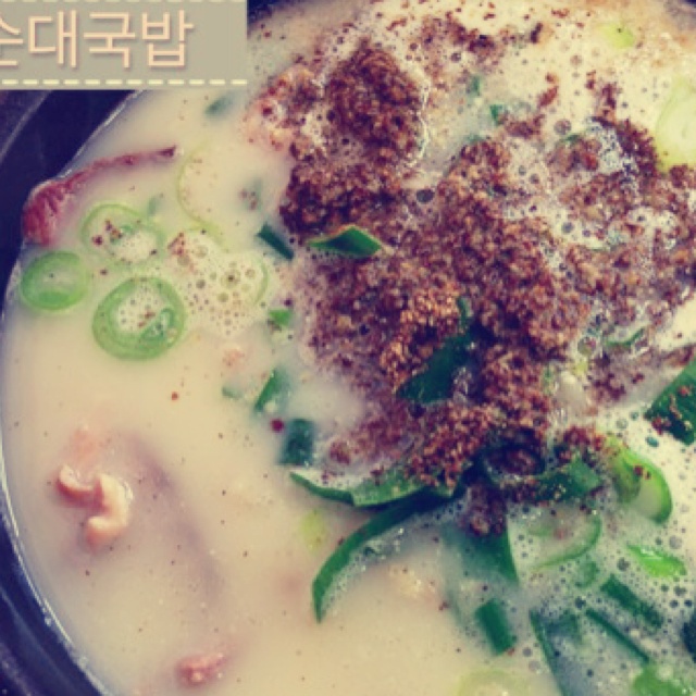 韩国血肠（米肠）汤饭