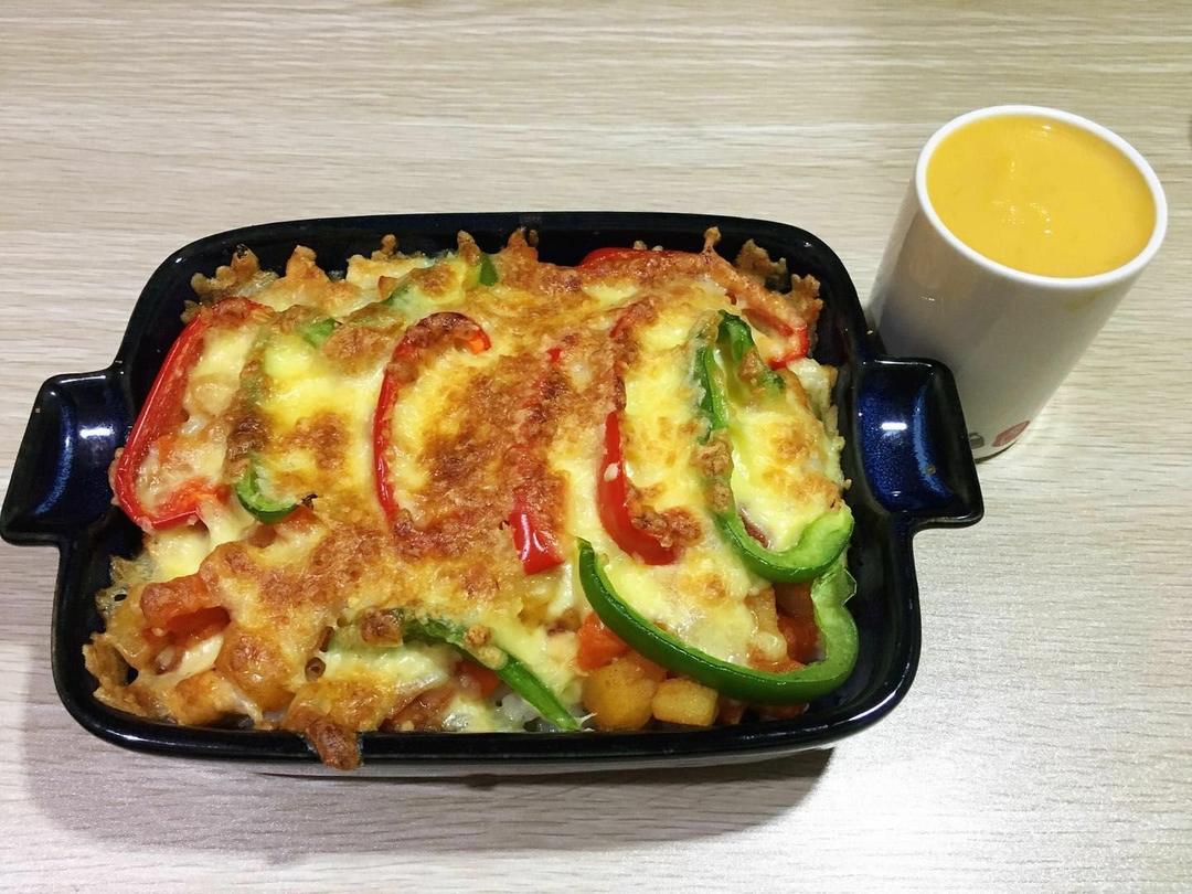 番茄鸡肉浓情焗饭【两人份】