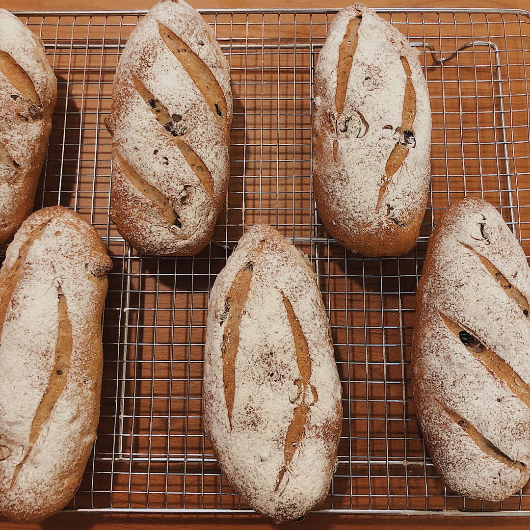 全麦核桃包～软欧包