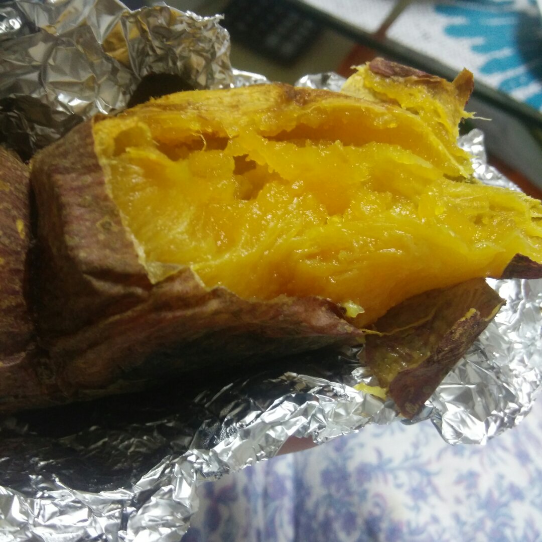 烤地瓜（烤箱初试）