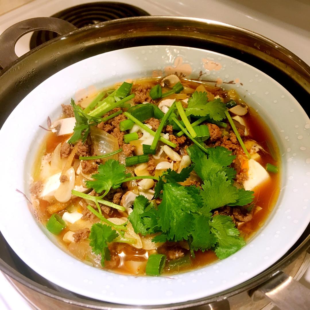 肉末蒸豆腐