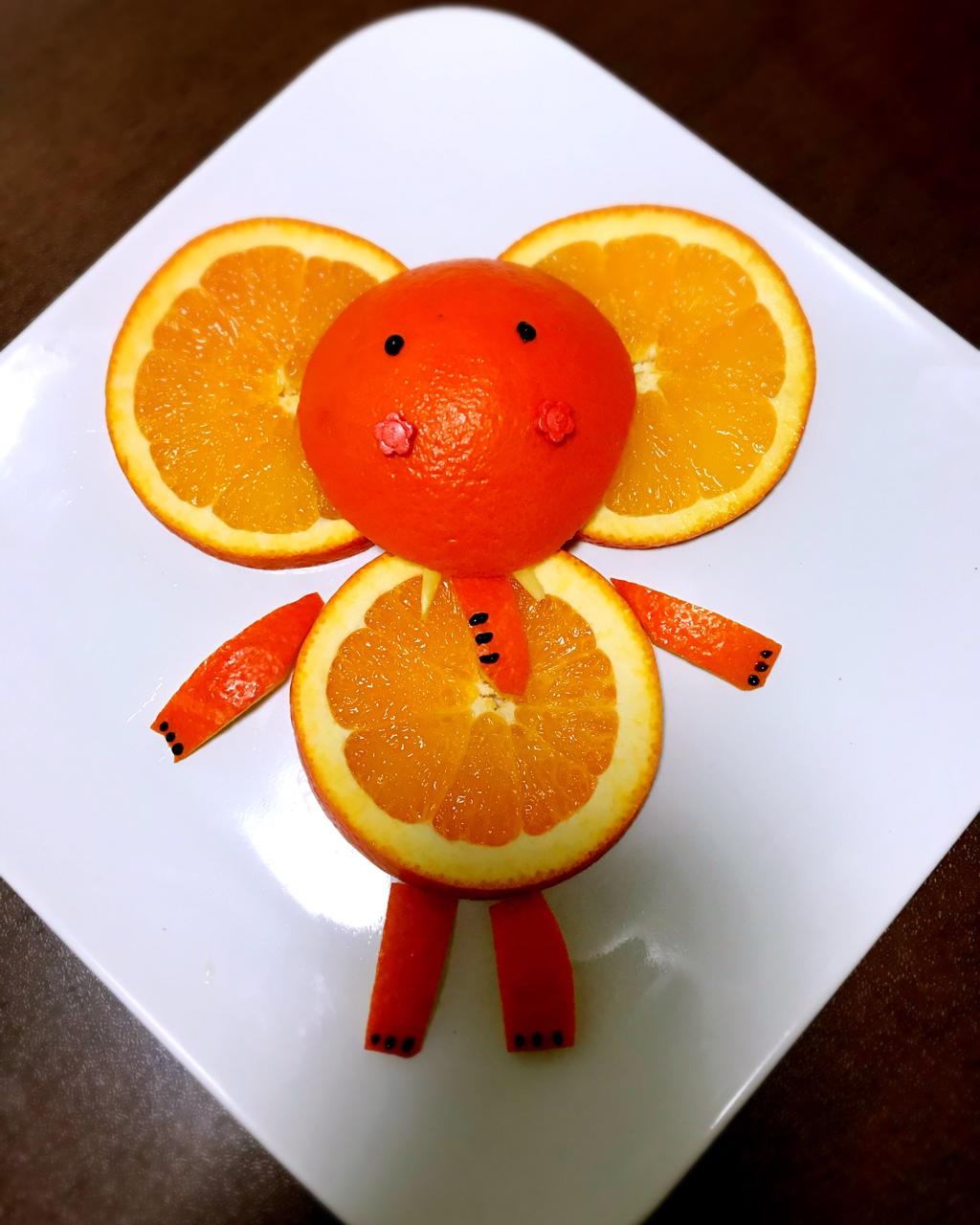 手机用户1979_s4q8做的趣味水果拼盘—大象