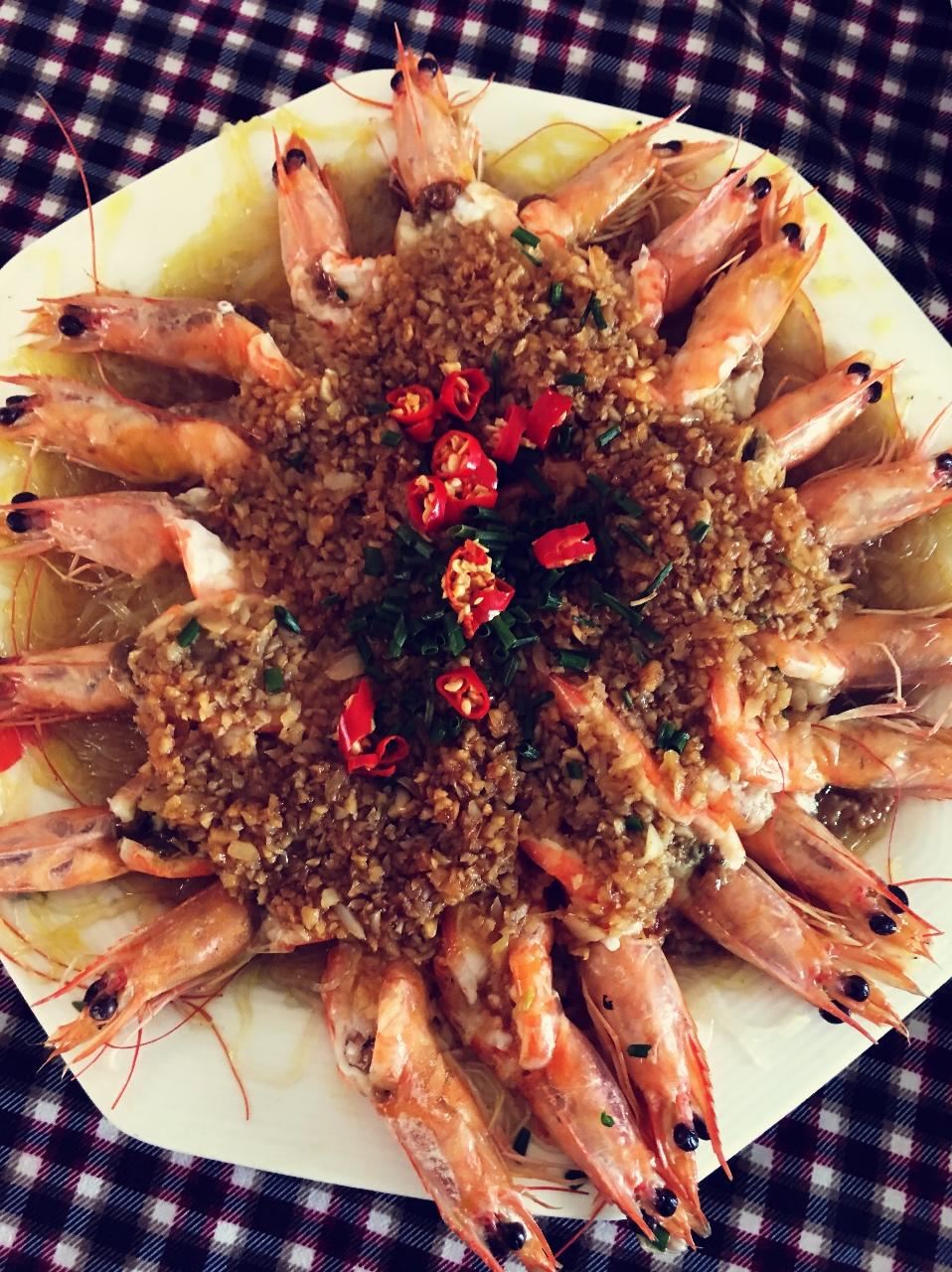蒜蓉粉丝蒸虾