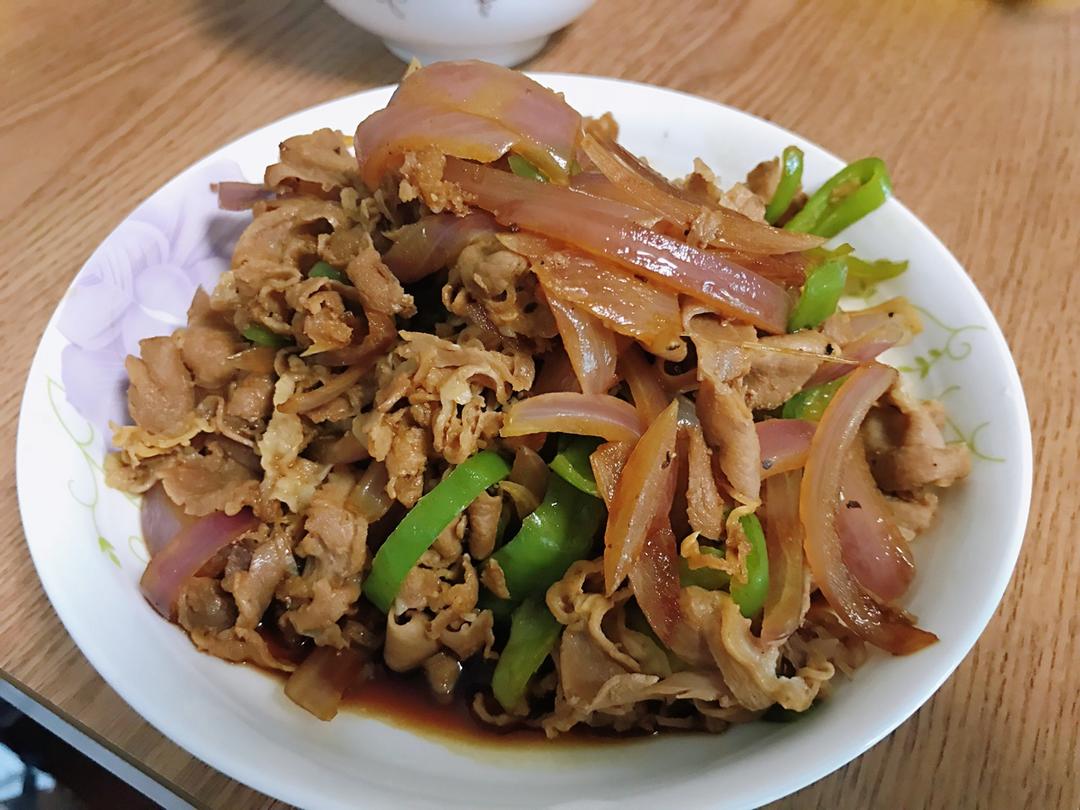 洋葱炒羊肉