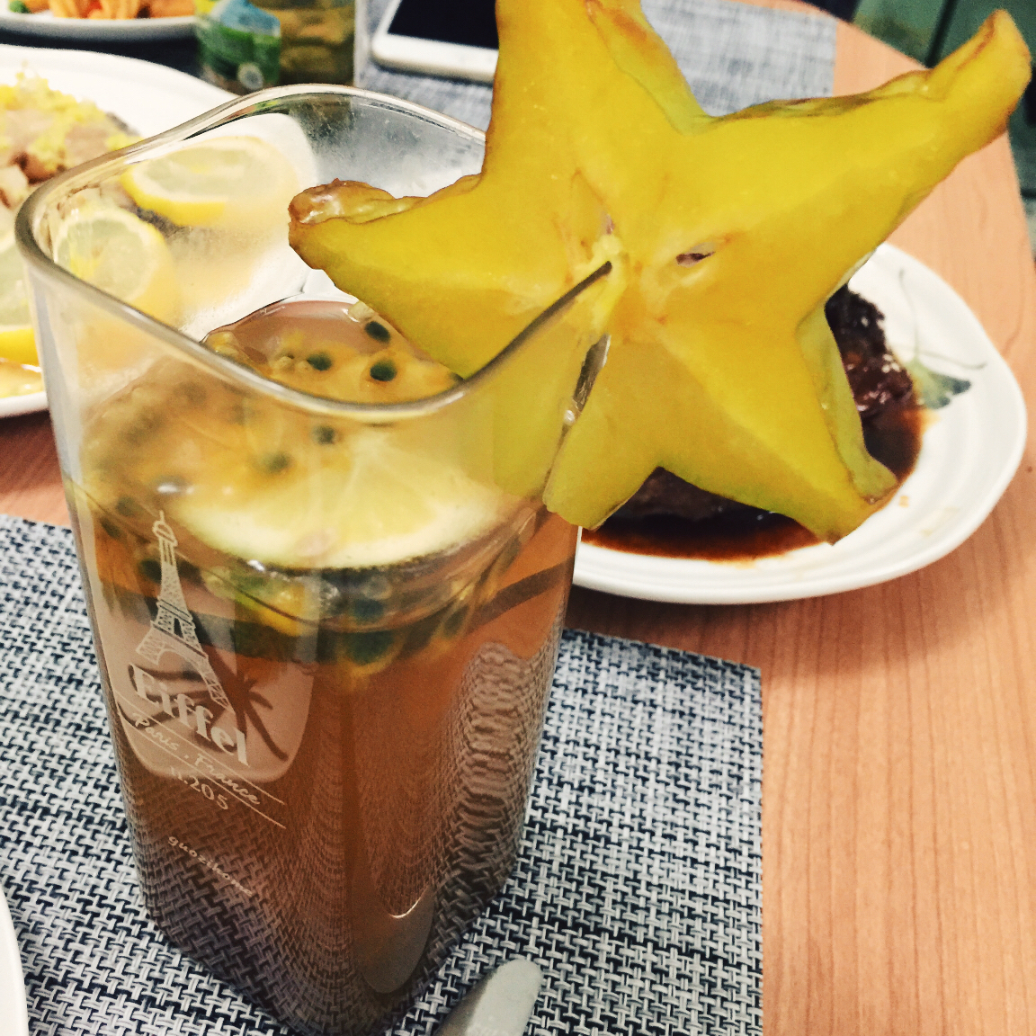 百香果青柠蜂蜜红茶