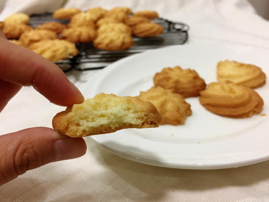 零失败花纹超级立体的黄油曲奇