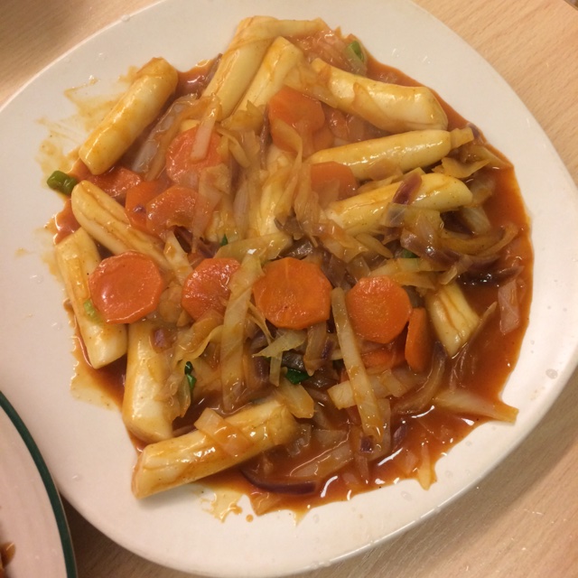 韩式辣炒年糕（or网红芝士套路之芝心年糕）