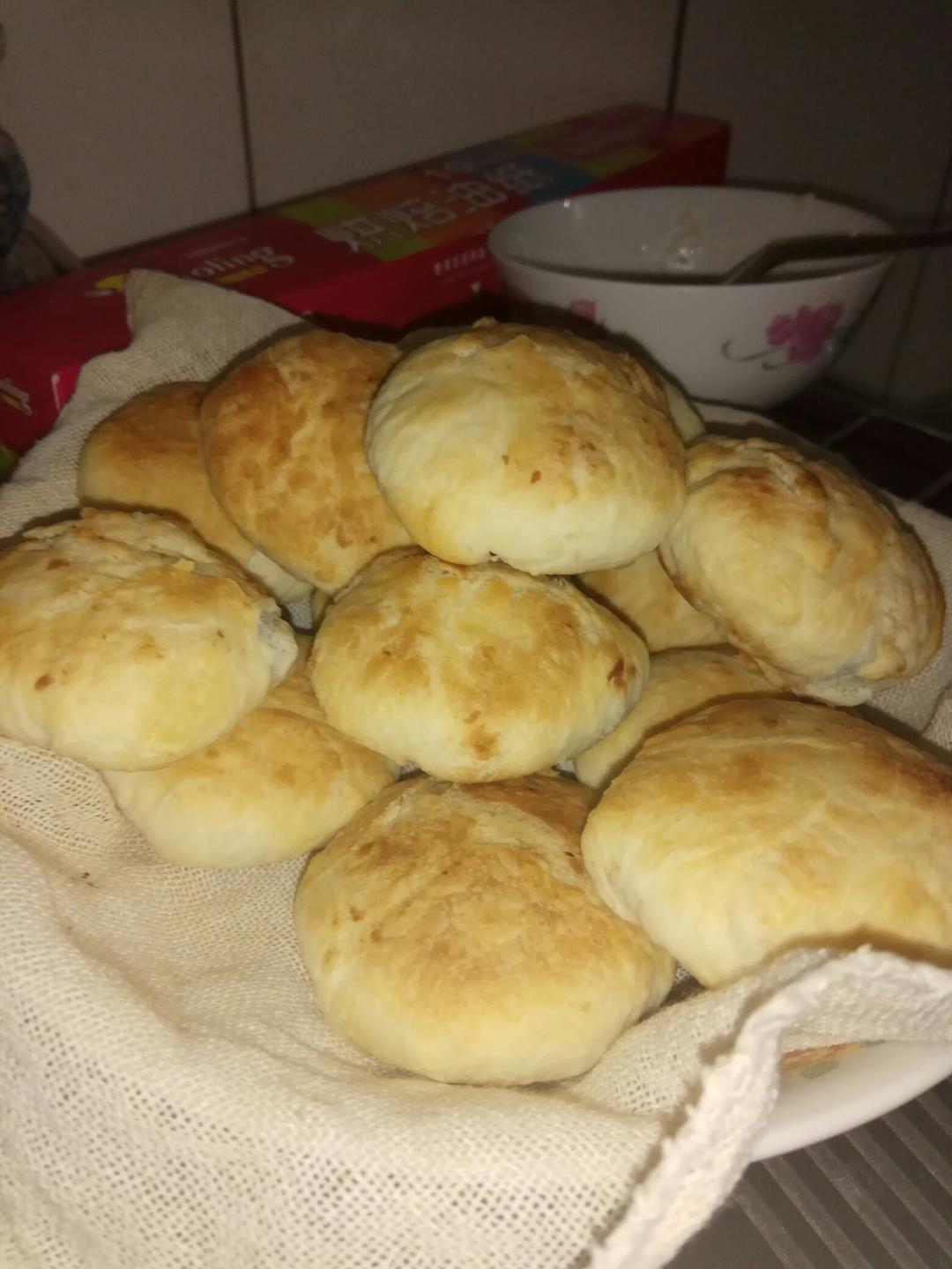 酥皮绿豆饼   酥得掉渣渣