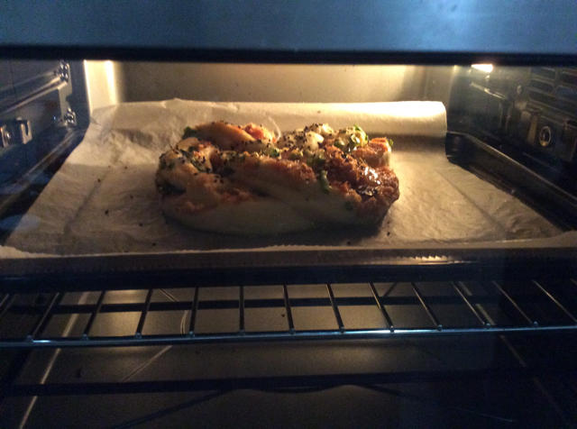 香葱肉松手撕吐司