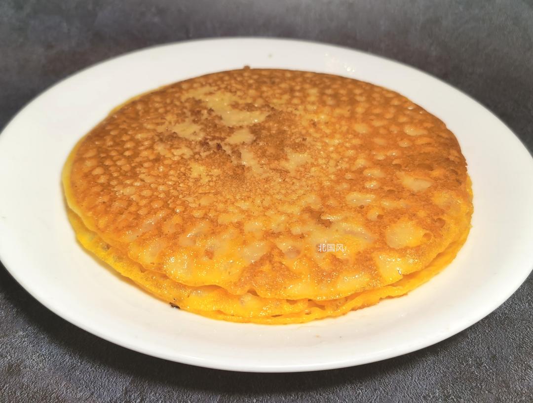 玉米面稀面饼的做法