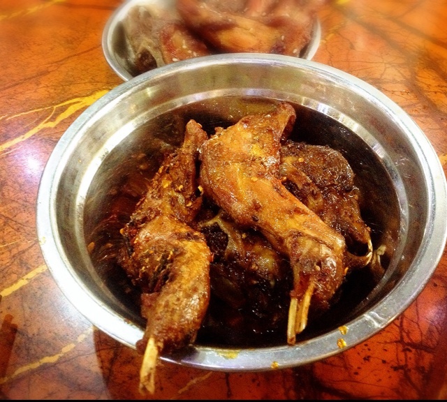 香辣孜然烤兔腿
