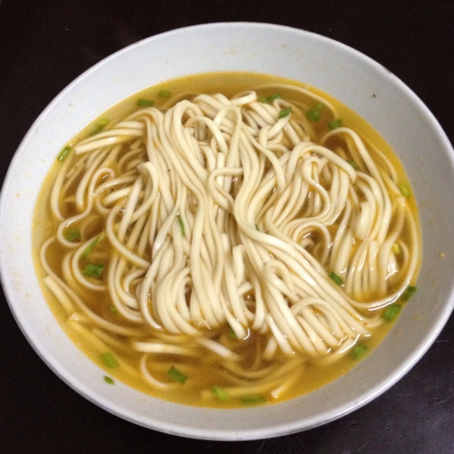 小葱麻油酱油面