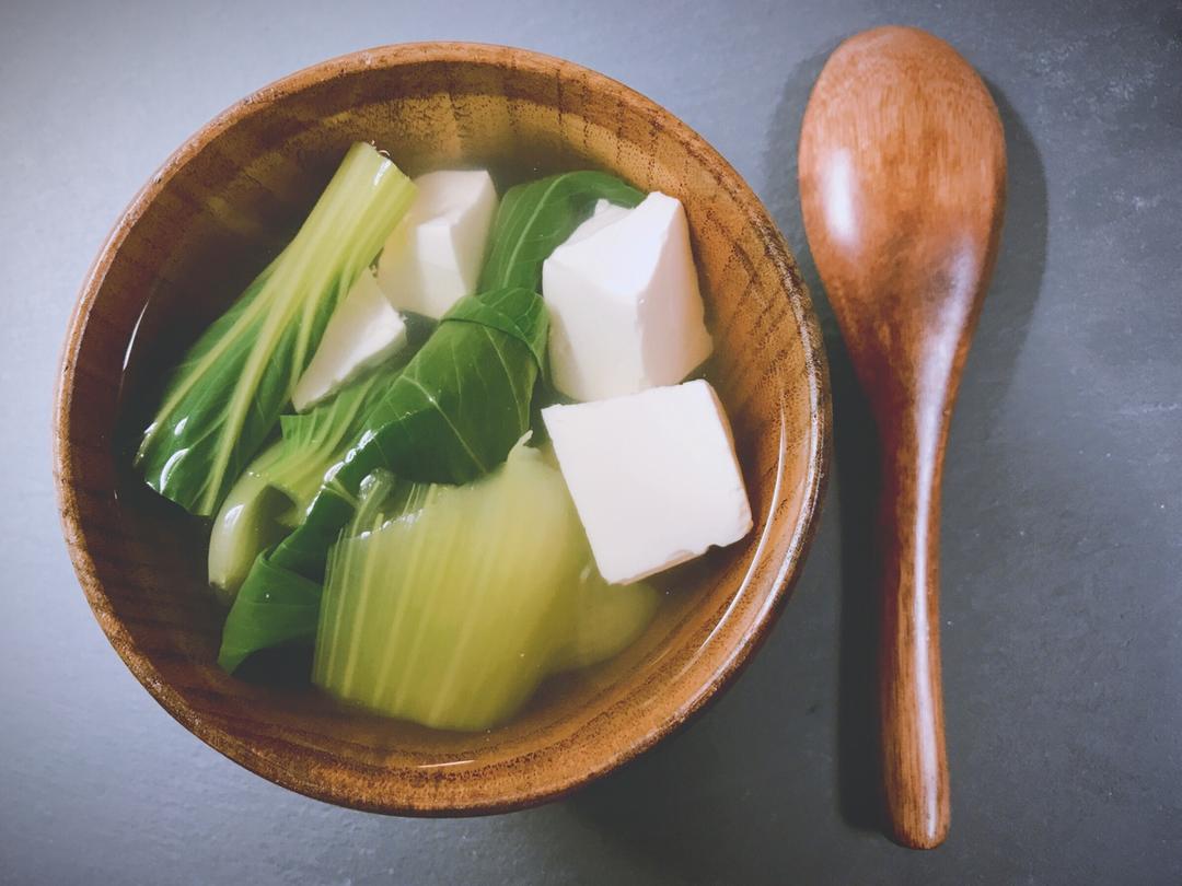 青菜豆腐汤