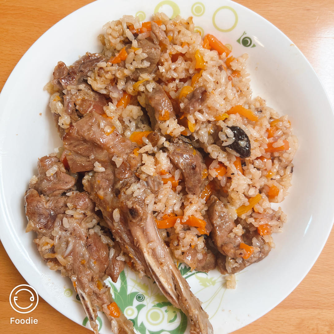 新疆羊排抓饭（出锅后米粒分明的秘密）