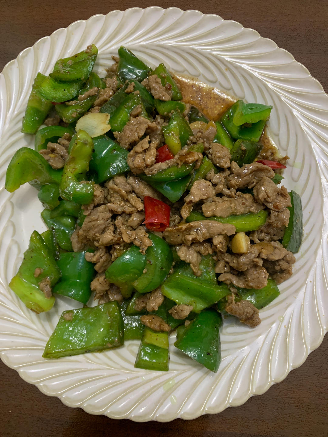 杭椒炒牛柳