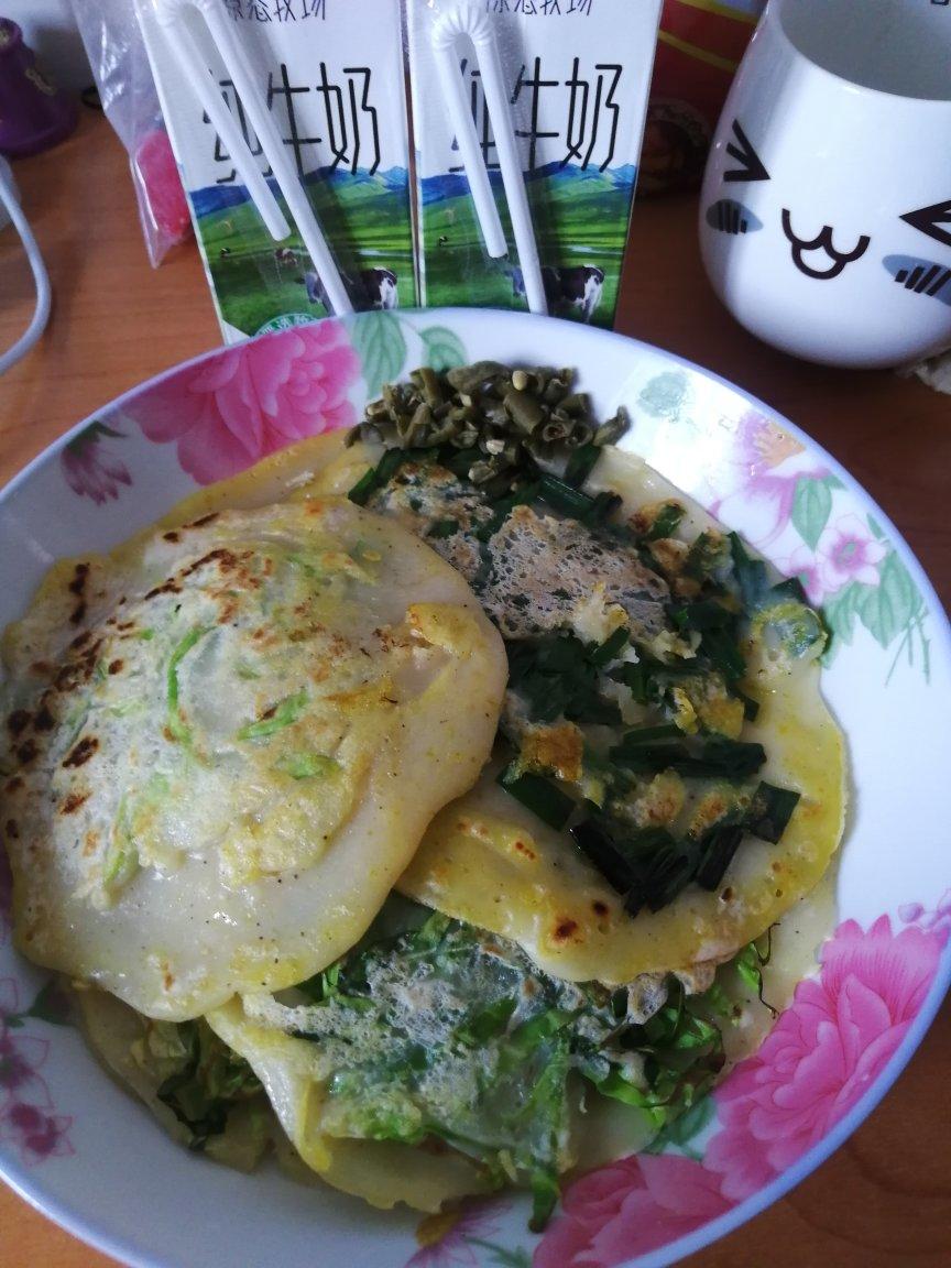 韭菜鸡蛋煎饼