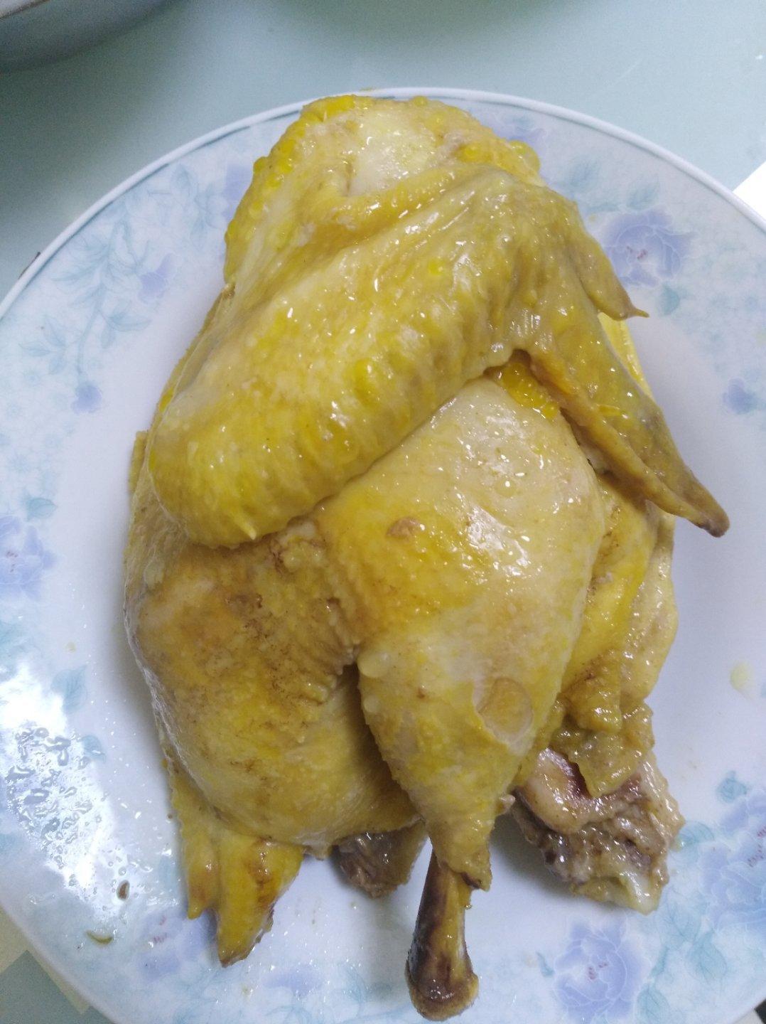 电饭锅盐焗鸡（简易版）