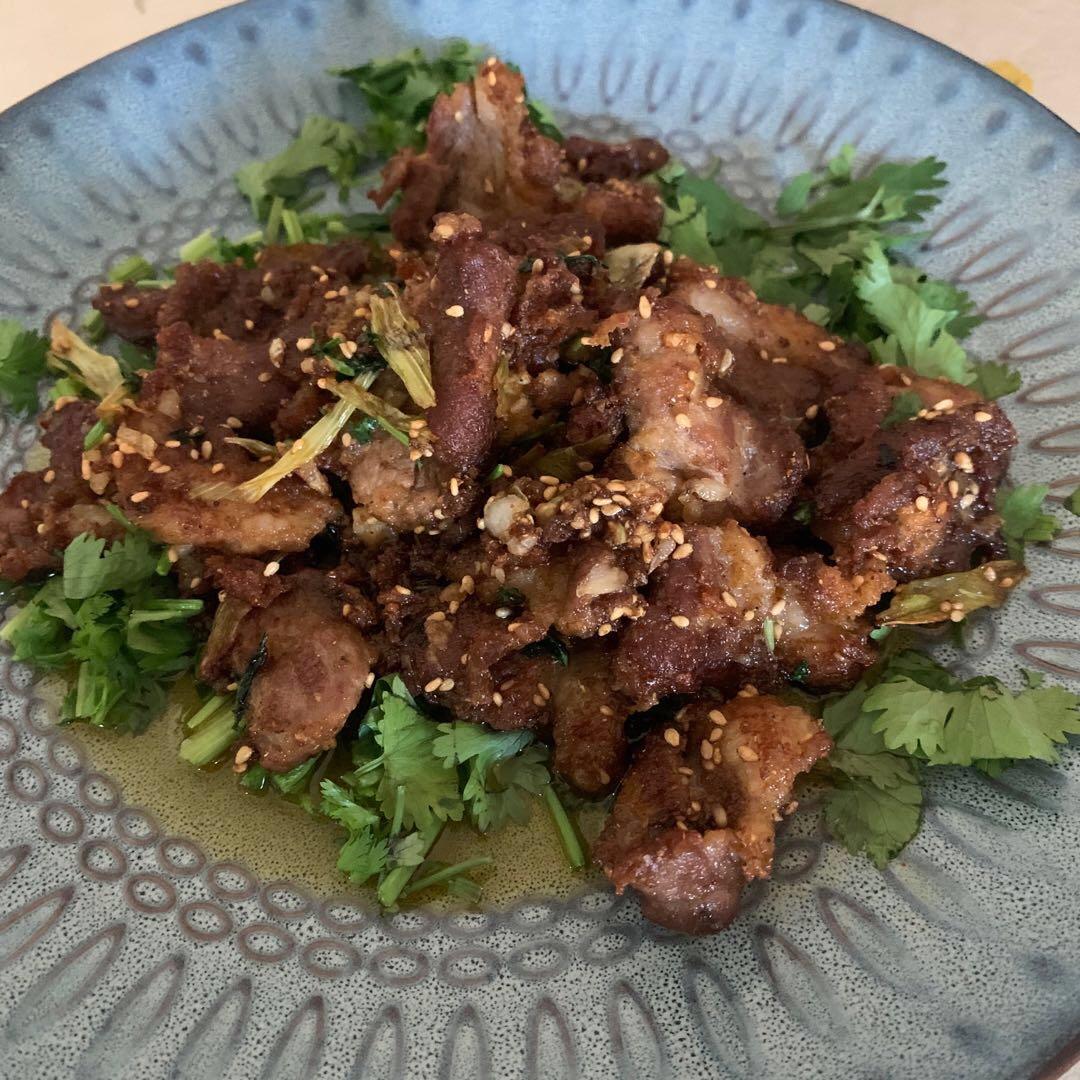 吃不到膻味的比烧烤更好吃的孜然羊肉🐏