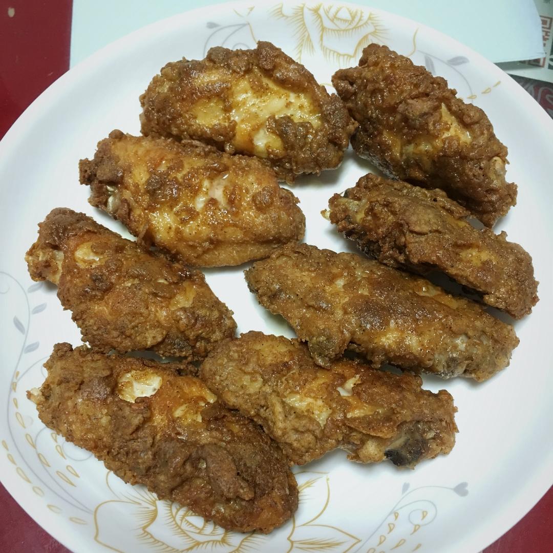 香脆辣味炸鸡翅