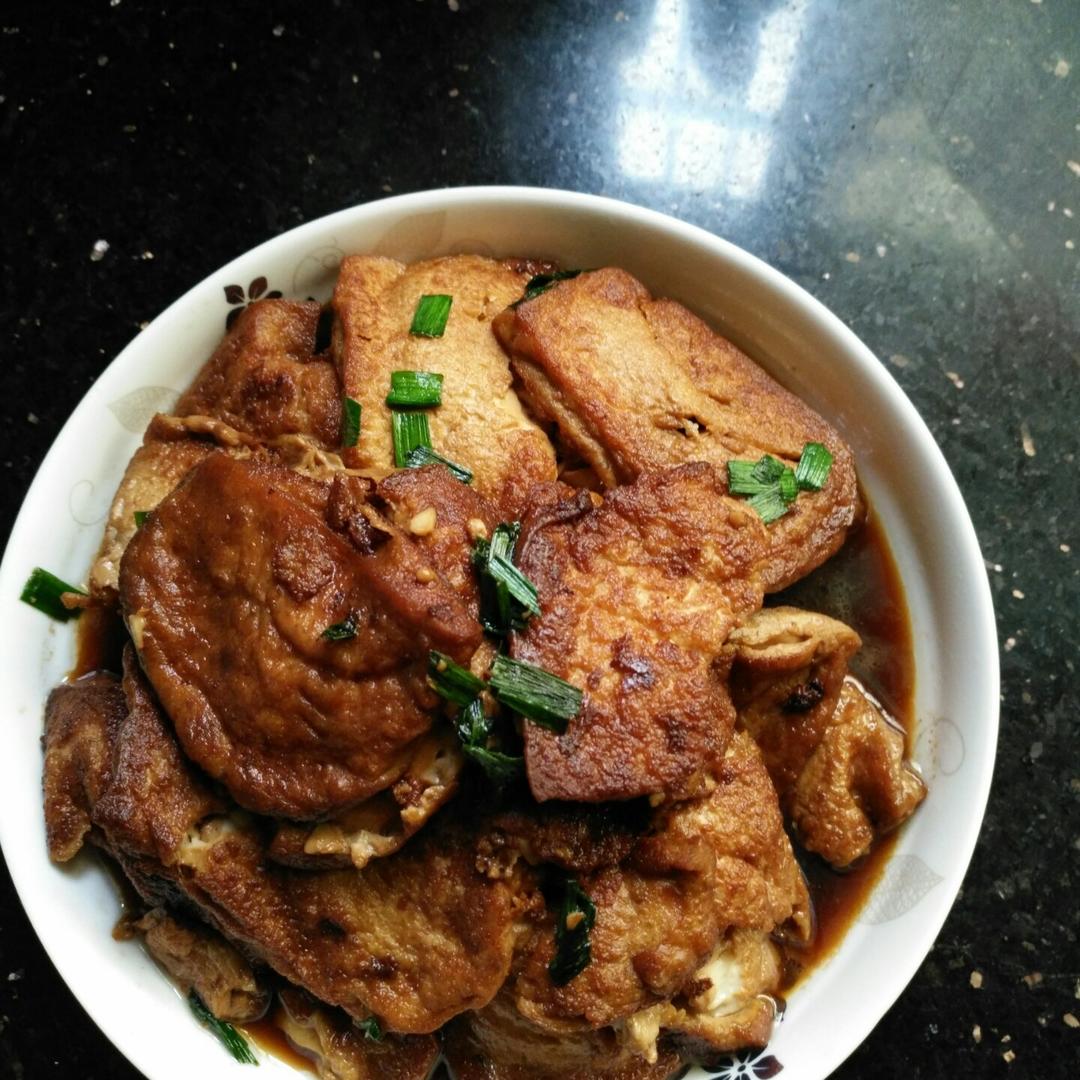 香煎豆腐--家常豆腐