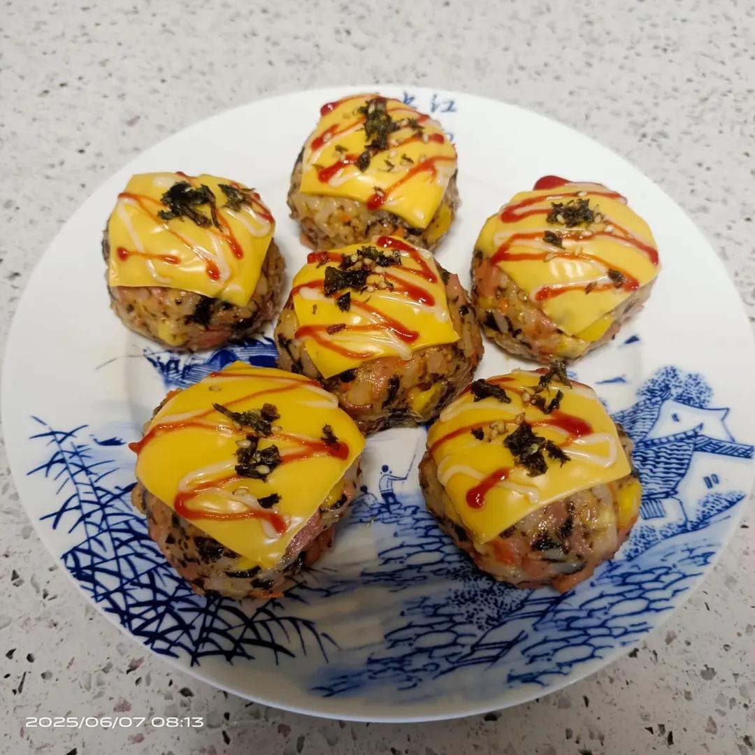 芝士烤饭团🍘连吃一周都不腻