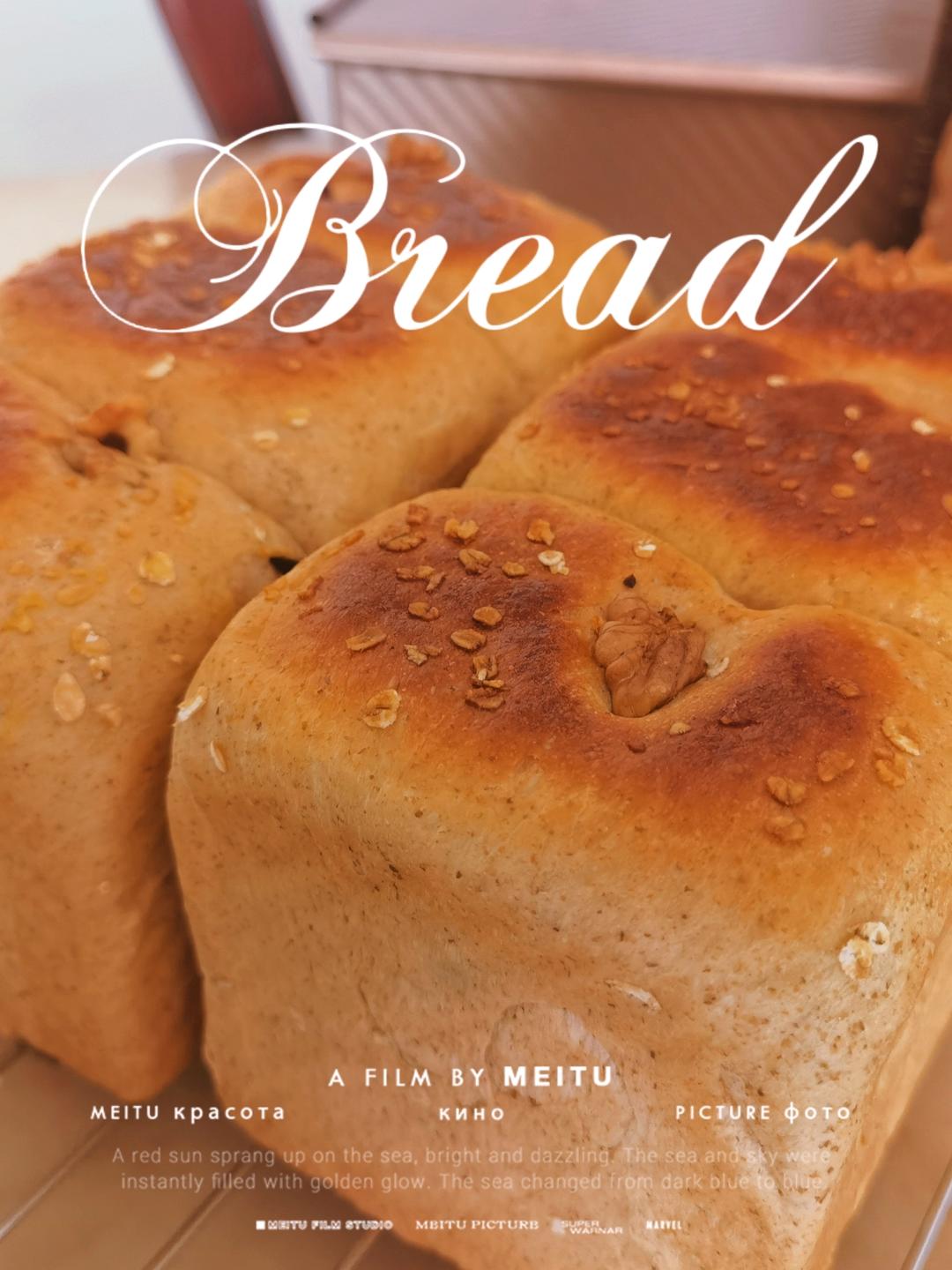 全家都爱吃的健康全麦吐司，新手也能做