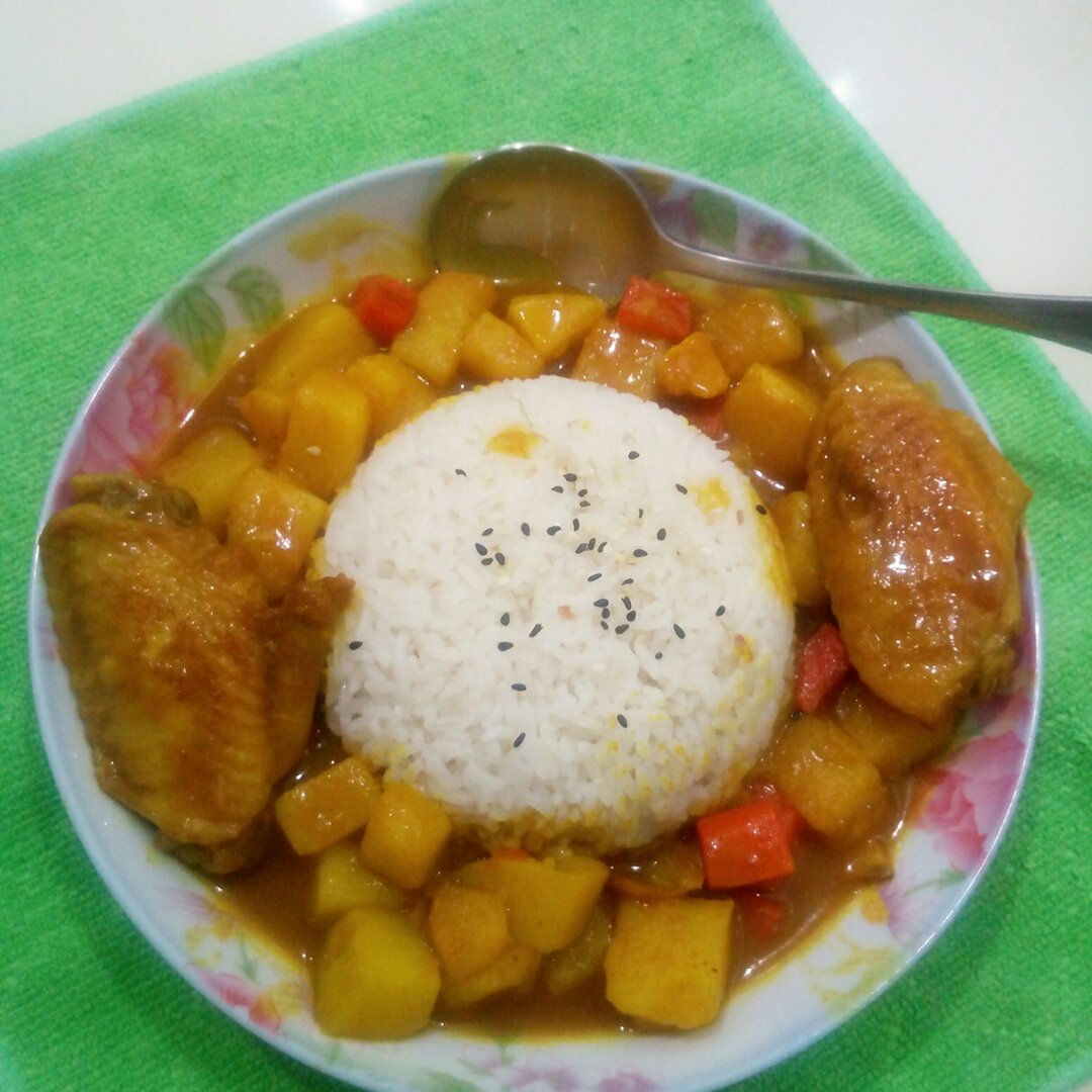 咖喱鸡饭