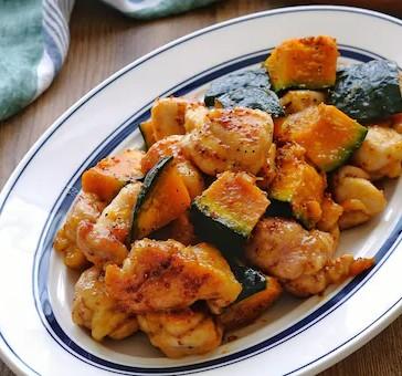香味南瓜鸡肉的做法