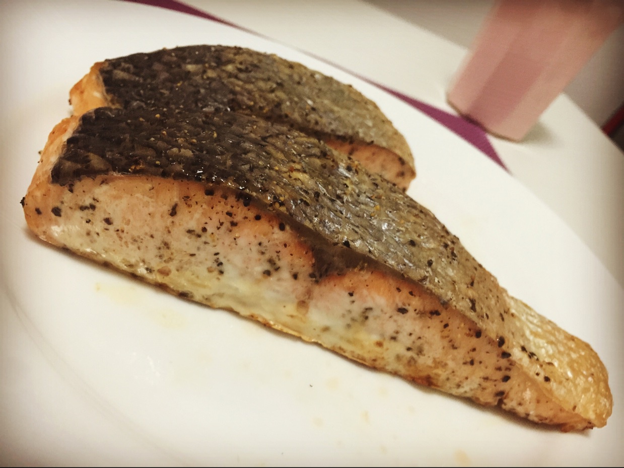 日式烤三文鱼