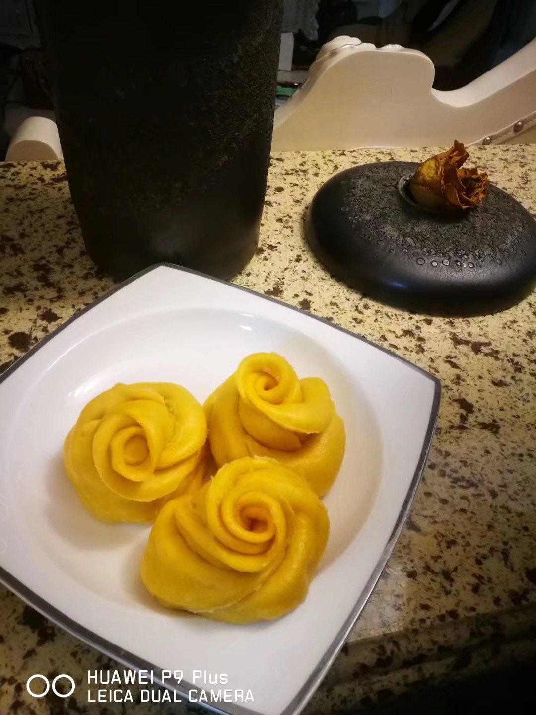 玫瑰花馒头