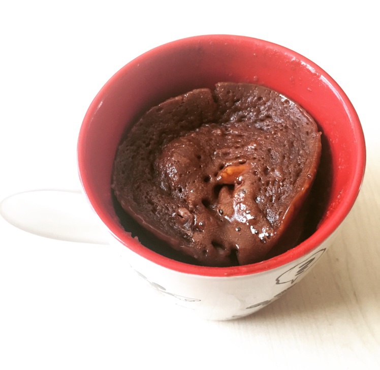 微波炉流浆巧克力杯子蛋糕 Chocolate Mug Cake