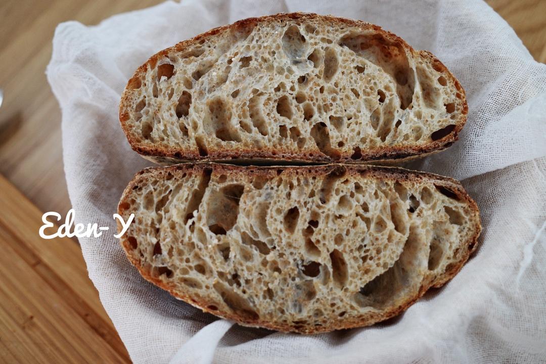 视频教程 天然酵种欧包 基础配方＆制作流程