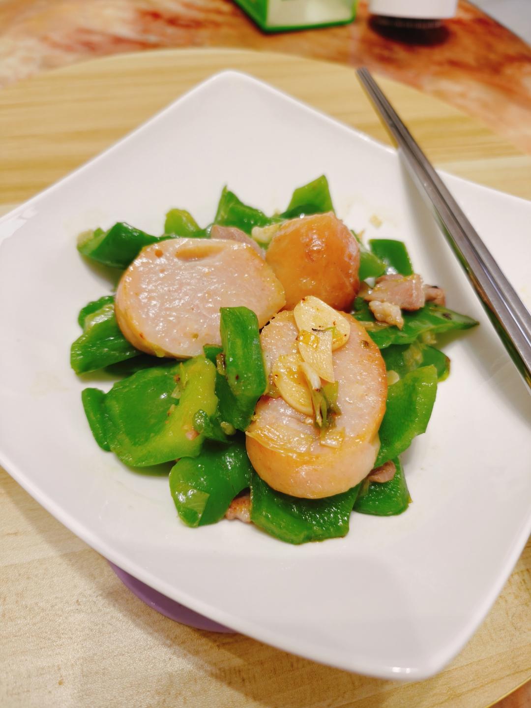青椒炒肉片