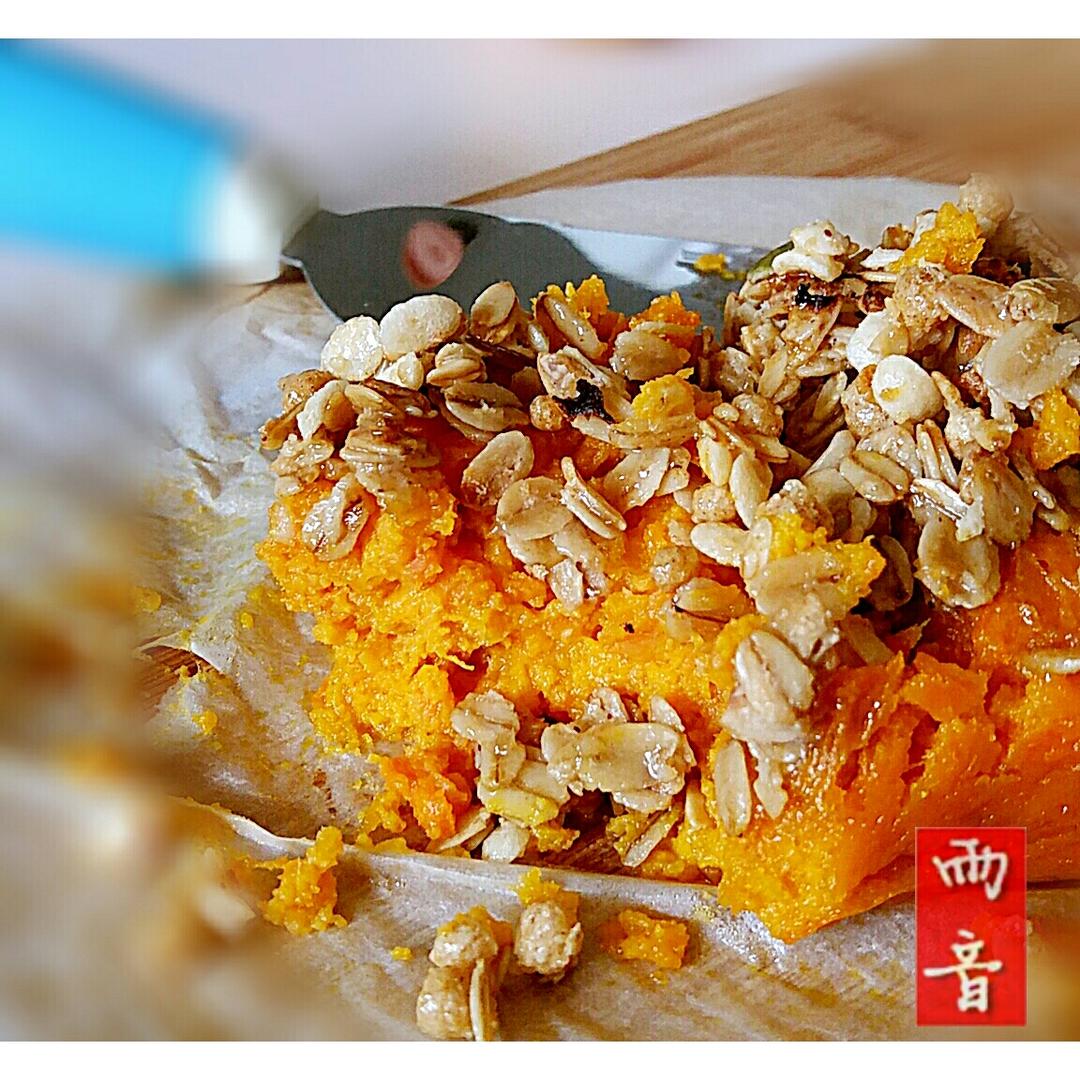 粉糯红薯泥配燕麦酥丨健康·三餐