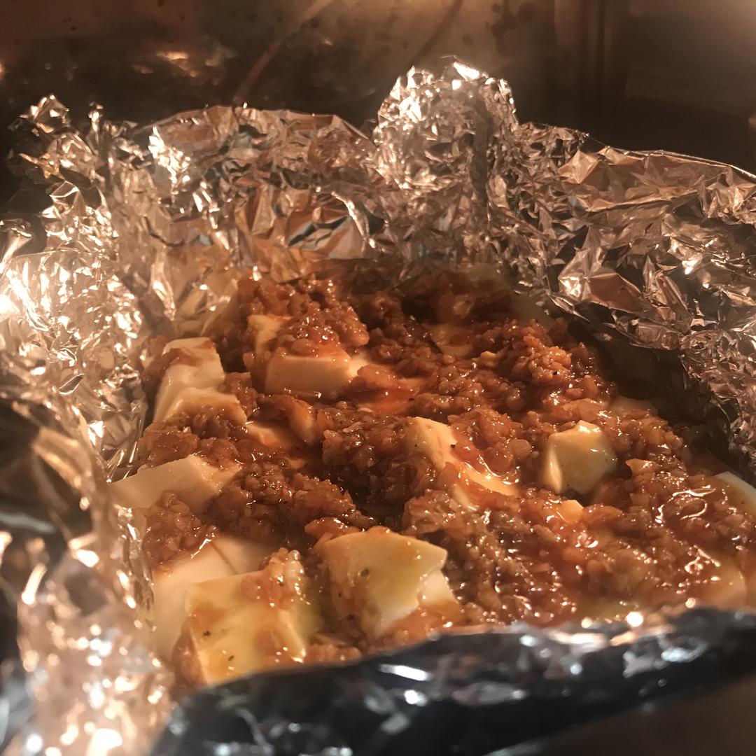 烤箱锡纸豆腐的做法