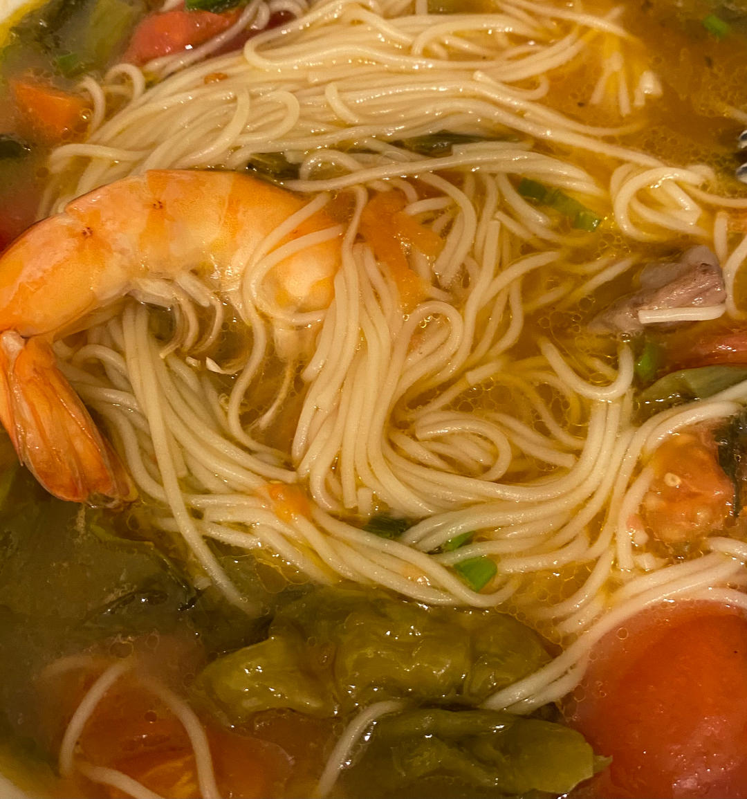 十分钟快手鲜虾面